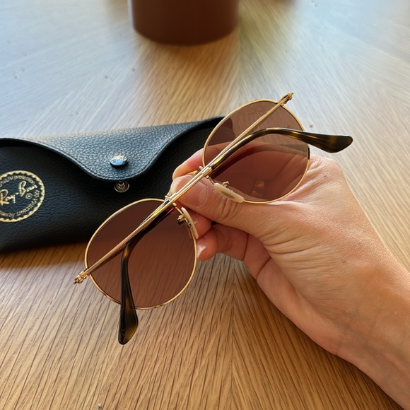 Rayban Chrome Round Sunglasses - Picture 4 of 4